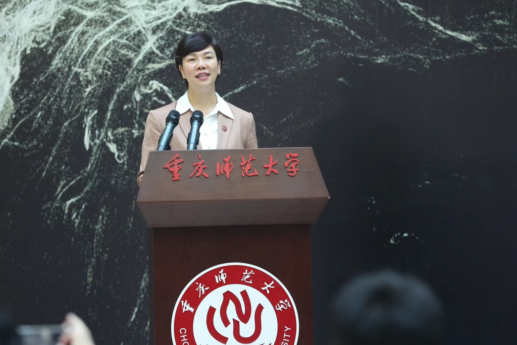 2026世界杯官网党委书记张艳讲话并宣布展览开幕。受访者供图 华龙网发